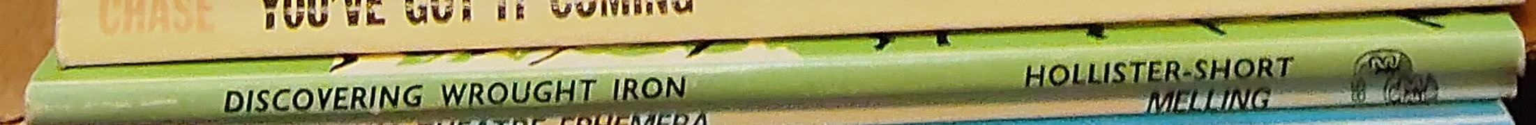 G.J. Hollister-Short  DISCOVERING WROUGHT IRON spine of book image