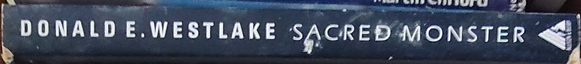 Donald E. Westlake  SACRED MONSTER spine of book image