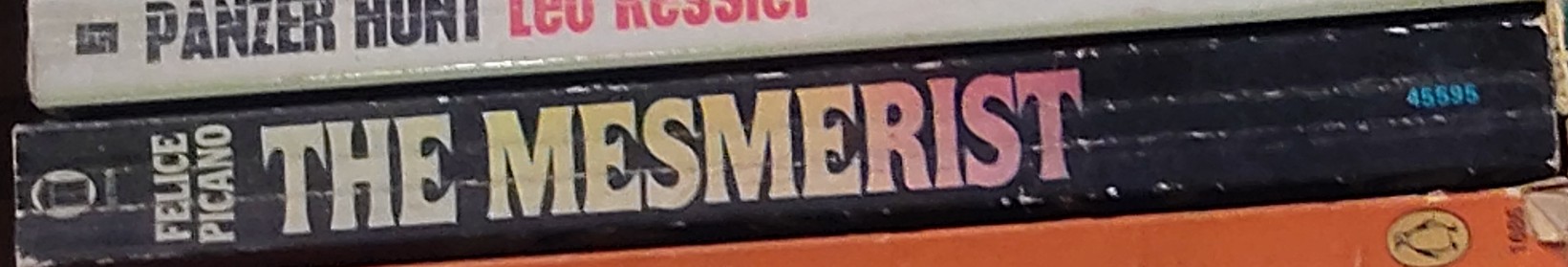 Felice Picano  THE MESMERIST spine of book image