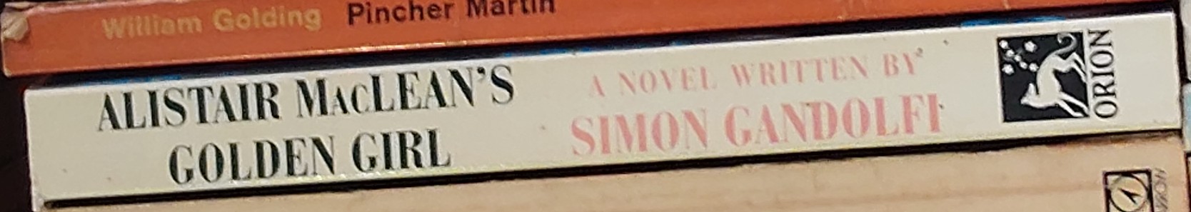 Simon Gandolfi  GOLDEN GIRL spine of book image