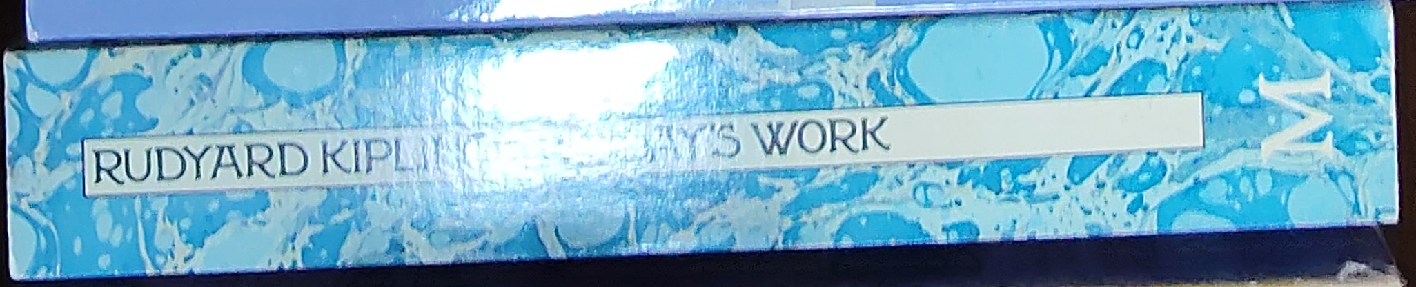 Rudyard Kipling  THE DAY'S WORK spine of book image