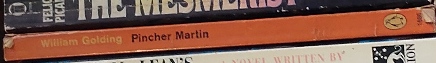 William Golding  PINCHER MARTIN spine of book image