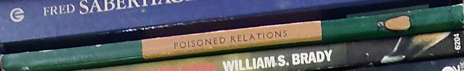Georges Simenon  POISONED RELATIONS spine of book image