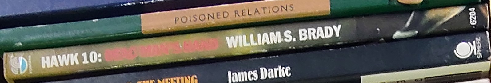 William S. Brady  HAWK 10: DEAD MAN'S HAND spine of book image