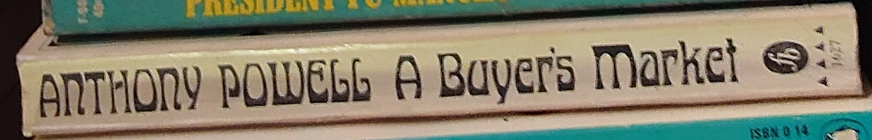 Anthony Powell  A BUYER'S MARKET spine of book image