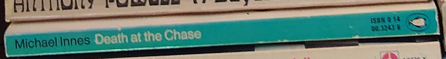 Michael Innes  DEATH AT THE CHASE spine of book image