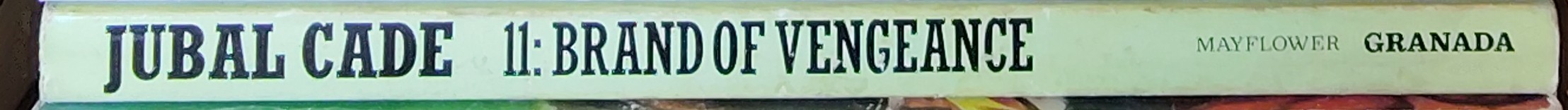 Charles R. Pike  JUBAL CADE 11: BRAND OF VENGEANCE spine of book image