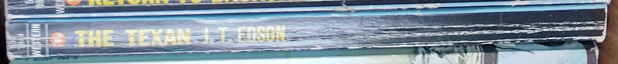 J.T. Edson  THE TEXAN spine of book image