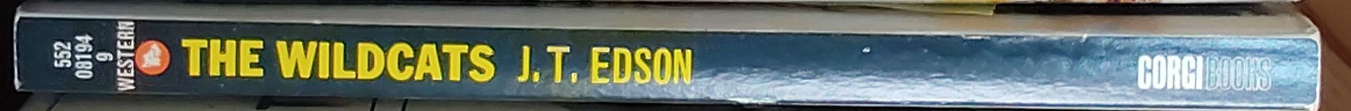 J.T. Edson  THE WILDCATS spine of book image