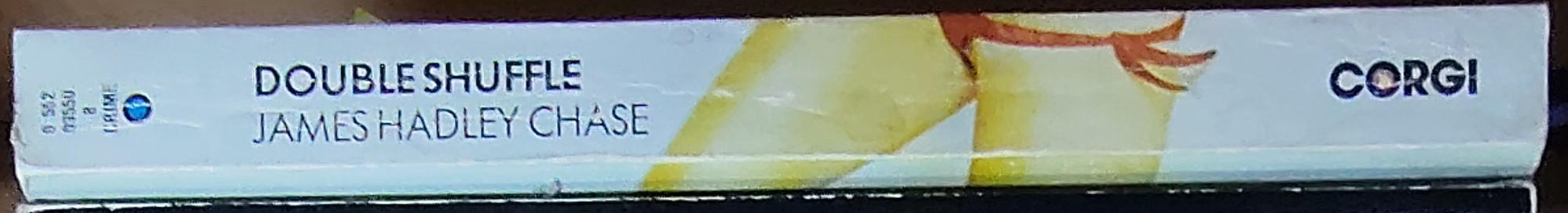 James Hadley Chase  DOUBLE SHUFFLE spine of book image