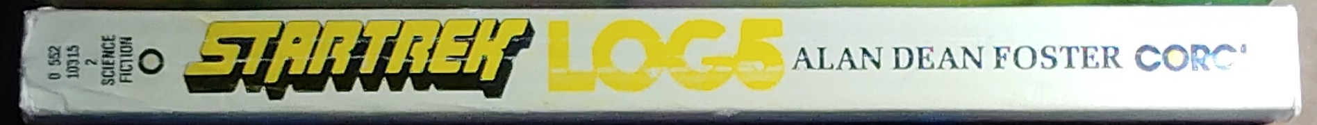 Alan Dean Foster  STAR TREK: LOG FIVE [5] spine of book image