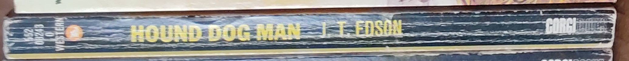 J.T. Edson  HOUND DOG MAN spine of book image