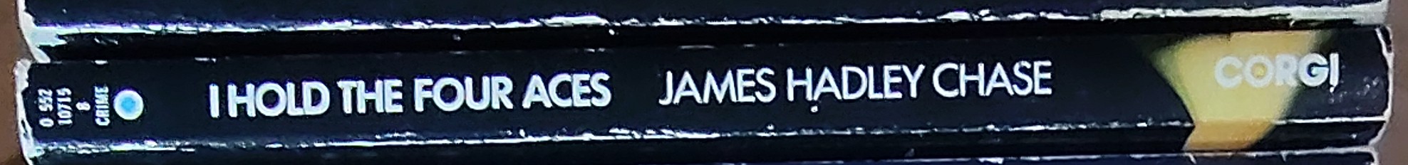 James Hadley Chase  I-HOLD THE FOUR ACES spine of book image