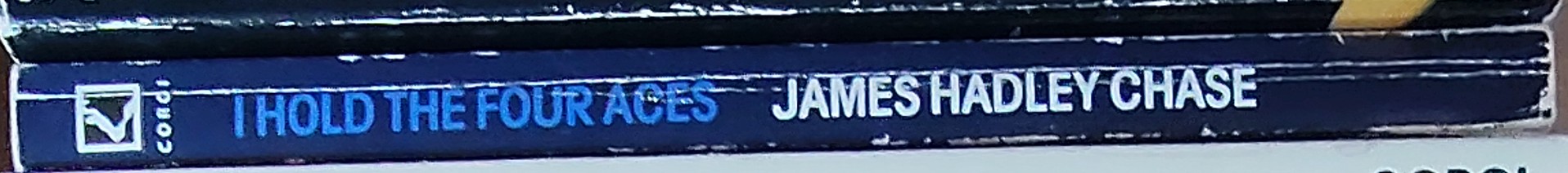 James Hadley Chase  I-HOLD THE FOUR ACES spine of book image