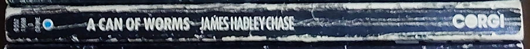 James Hadley Chase  A CAN OF WORMS spine of book image