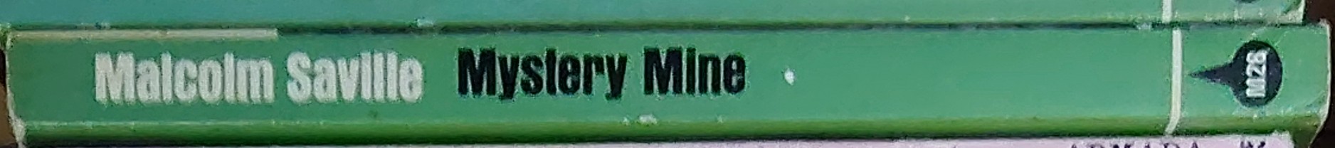 Malcolm Saville  MYSTERY MINE spine of book image
