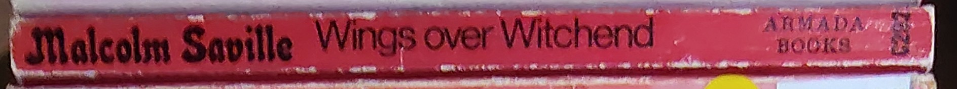 Malcolm Saville  WINGS OVER WITCHEND spine of book image