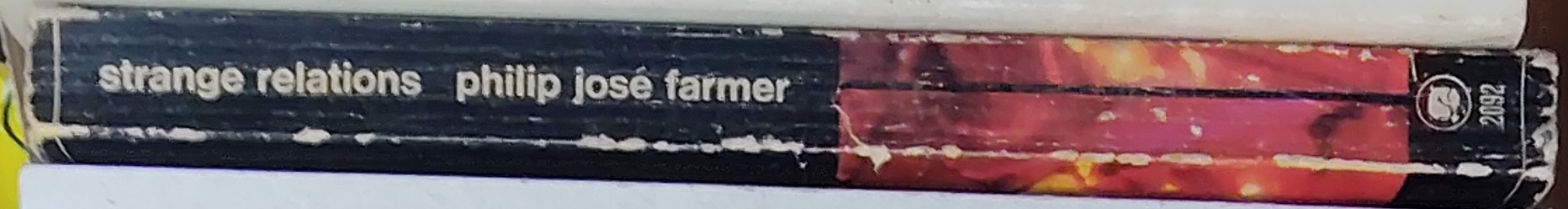 Philip Jose Farmer  STRANGE RELATIONS spine of book image