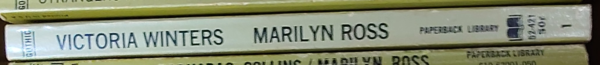 Marilyn Ross  VICTORIA WINTERS spine of book image