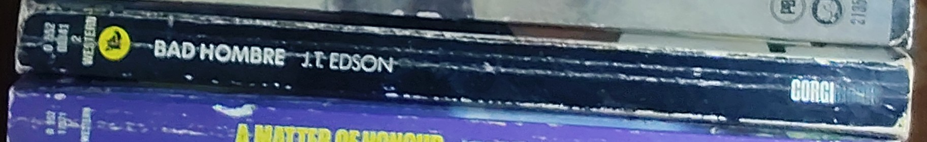 J.T. Edson  BAD HOMBRE spine of book image