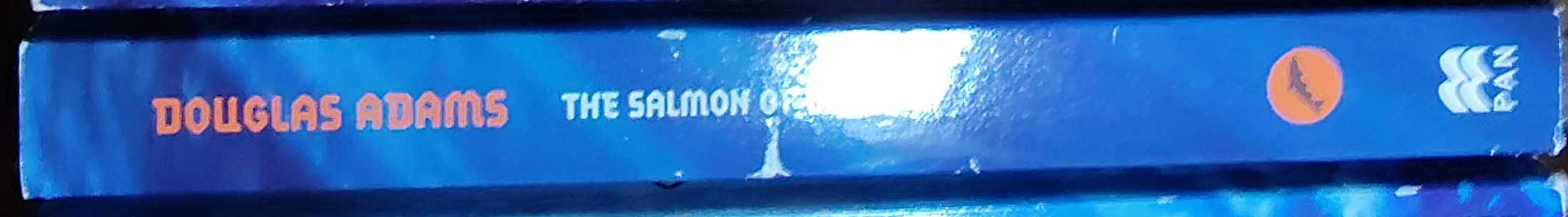 Douglas Adams  THE SALMON OF DOUBT spine of book image