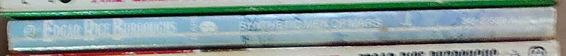 Edgar Rice Burroughs  SYNTHETIC MEN OF MARS spine of book image