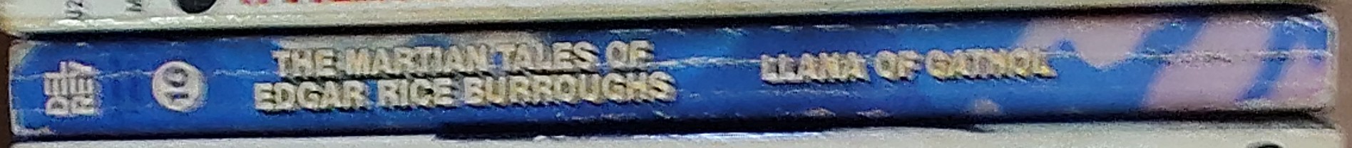 Edgar Rice Burroughs  LLANA OF GATHOL spine of book image