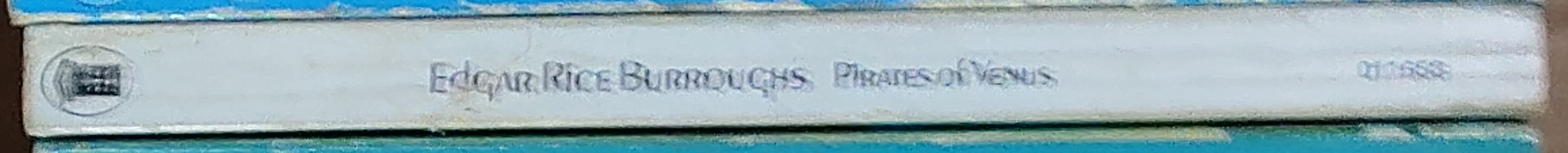 Edgar Rice Burroughs  PIRATES OF VENUS spine of book image