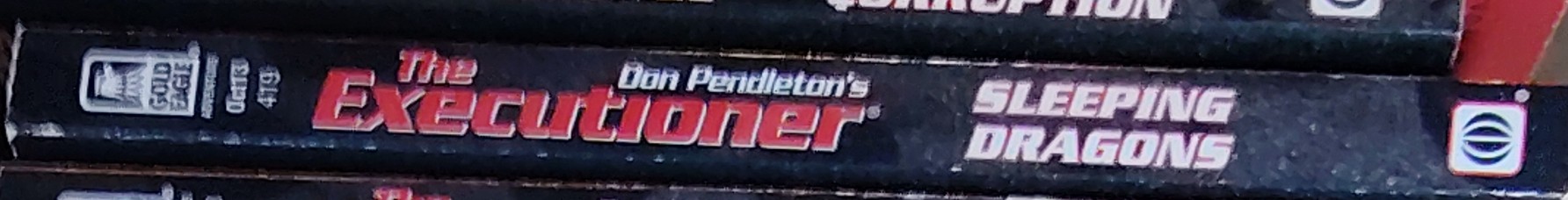 Don Pendleton  THE EXECUTIONER: SLEEPING DRAGONS spine of book image