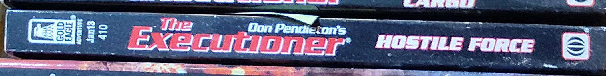 Don Pendleton  THE EXECUTIONER: HOSTILE FORCE spine of book image
