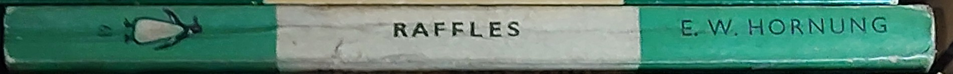 E.W. Hornung  RAFFLES spine of book image