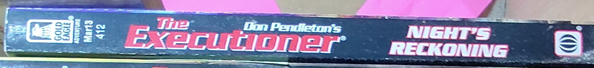 Don Pendleton  THE EXECUTIONER: NIGHT'S RECKONING spine of book image
