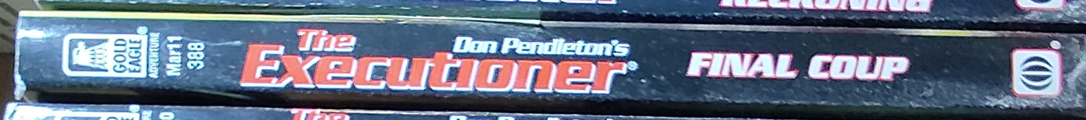 Don Pendleton  THE EXECUTIONER: FINAL COUP spine of book image