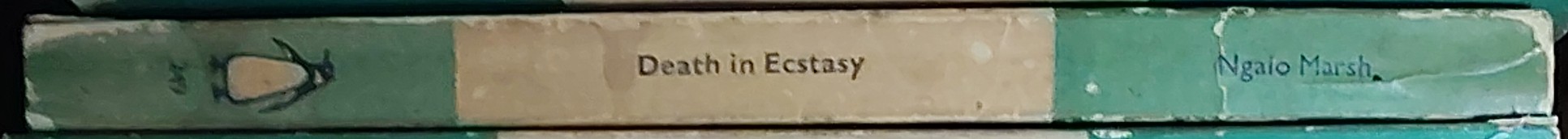 Ngaio Marsh  DEATH IN ECSTASY spine of book image