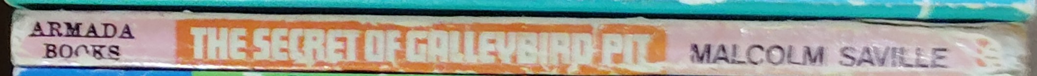 Malcolm Saville  THE SECRET OF GALLEYBIRD PIT spine of book image