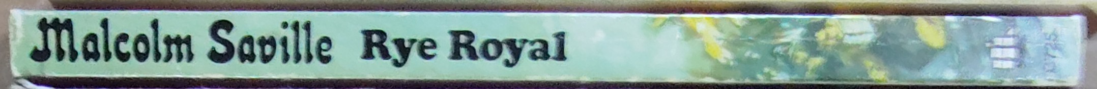 Malcolm Saville  RYE ROYAL spine of book image