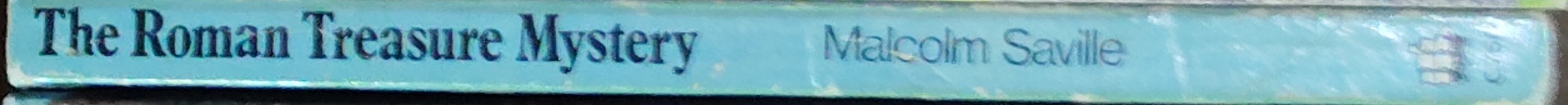 Malcolm Saville  THE ROMAN TREASURE MYSTERY spine of book image