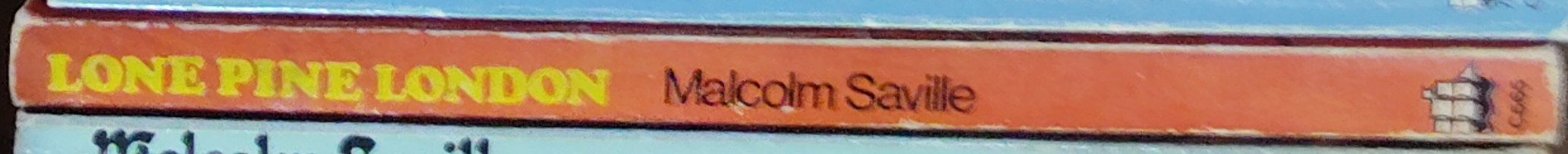 Malcolm Saville  LONE PINE LONDON spine of book image