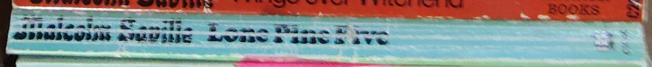Malcolm Saville  LONE PINE FIVE spine of book image