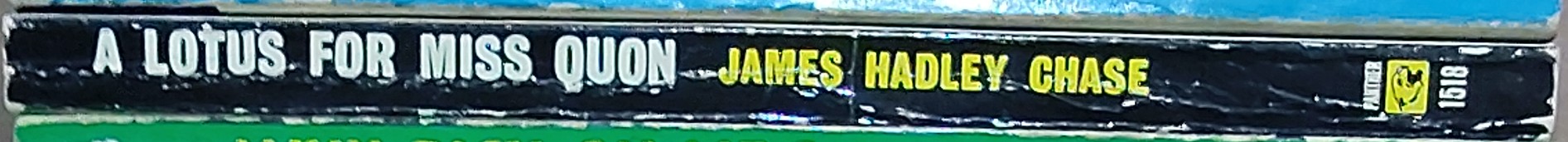 James Hadley Chase  A LOTUS FOT MISS QUON spine of book image
