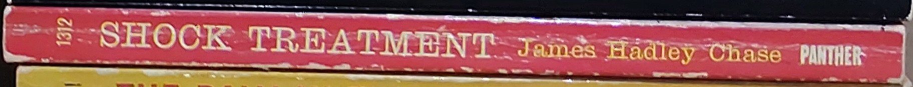 James Hadley Chase  SHOCK TREATMENT spine of book image