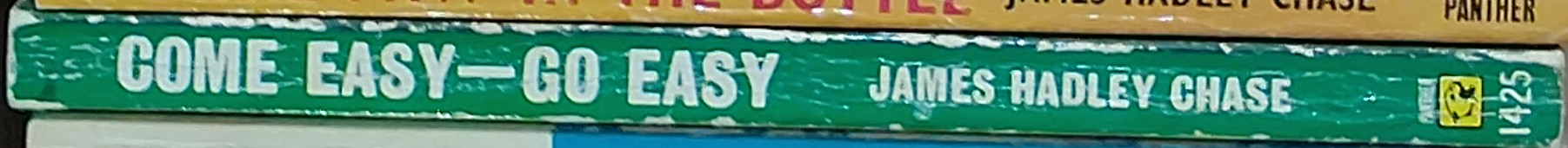 James Hadley Chase  COME EASY - GO EASY spine of book image