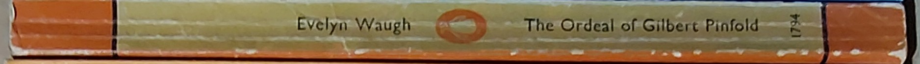 Evelyn Waugh  THE ORDEAL OF GILBERT PINFOLD spine of book image