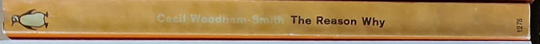 Cecil Woodham-Smith  THE REASON WHY spine of book image