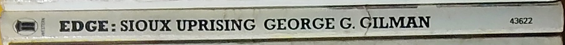 George G. Gilman  EDGE 11: SIOUX UPRISING spine of book image