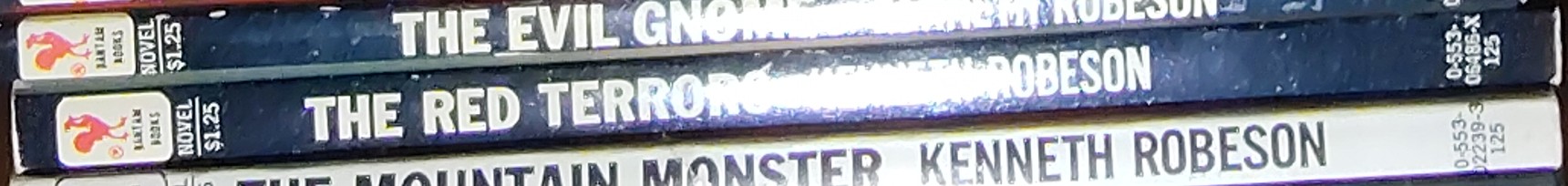 Kenneth Robeson  DOC SAVAGE: THE RED TERRORS spine of book image