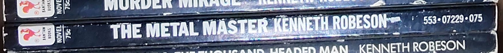 Kenneth Robeson  DOC SAVAGE: THE METAL MASTER spine of book image