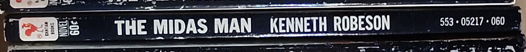 Kenneth Robeson  DOC SAVAGE: THE MIDAS MAN spine of book image