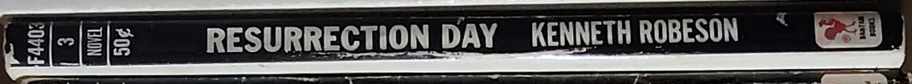 Kenneth Robeson  DOC SAVAGE: RESURRECTION DAY spine of book image