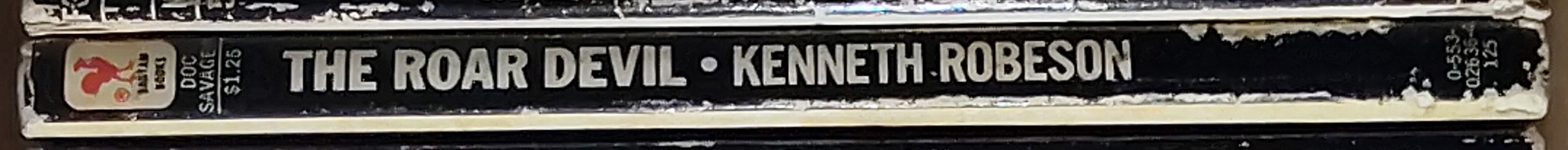 Kenneth Robeson  DOC SAVAGE: THE ROAR DEVIL spine of book image